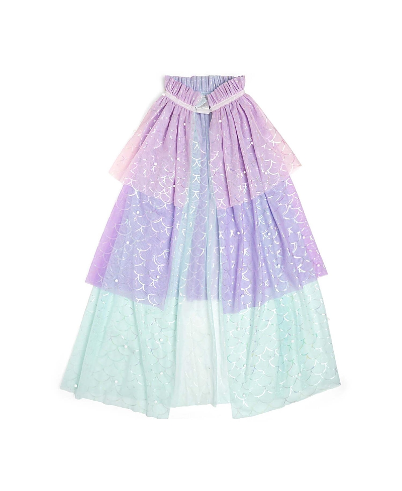Sweet Wink Girls' Mermaid Pearl Cape - Little Kid, Big Kid