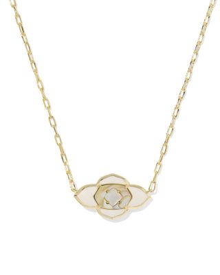 Abbie Medallion Pendant Necklace, 16-19" 