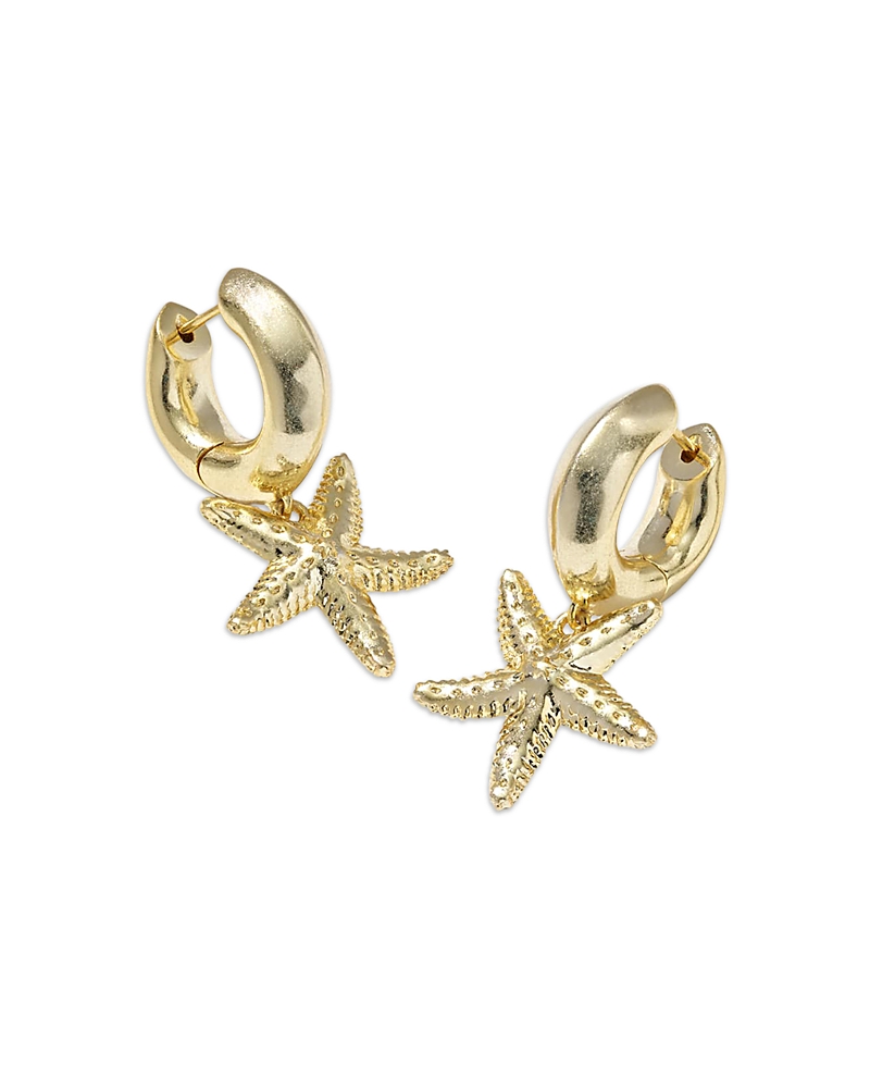Kendra Scott Parker Starfish Huggie Hoop Earrings