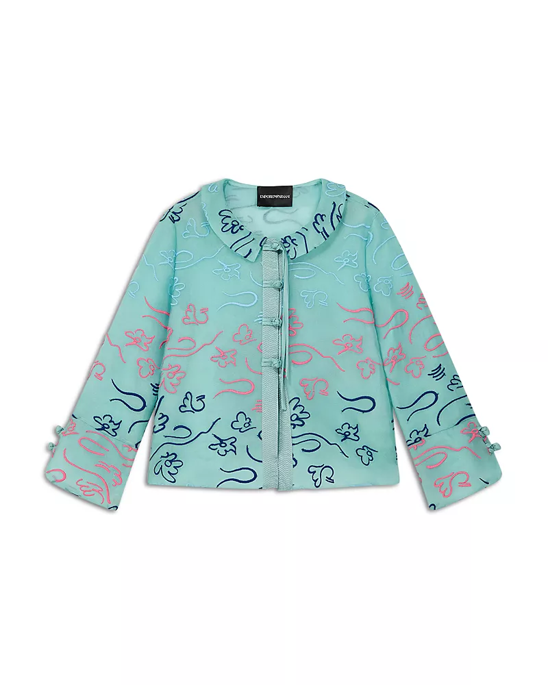 Emporio Armani Floral Embroidered Jacket