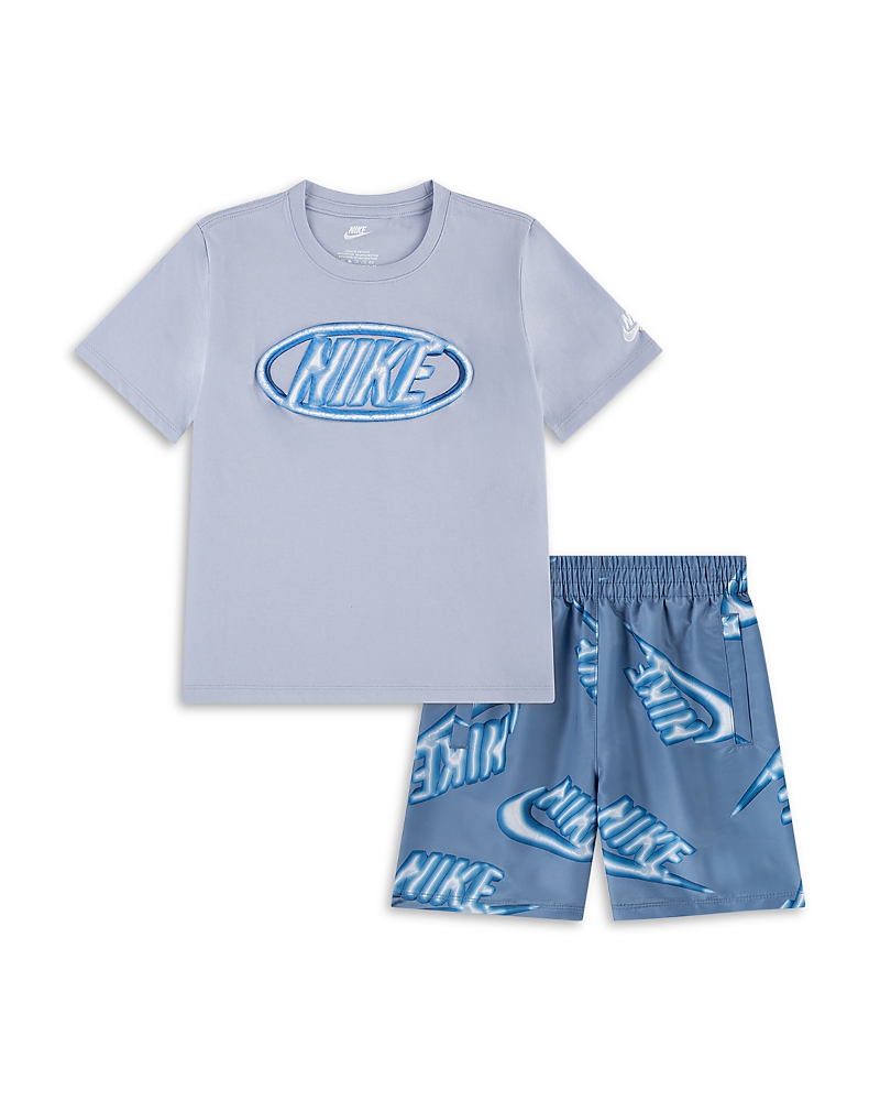 Nike Boys' Logo Tee & Shorts Set - Little Kid