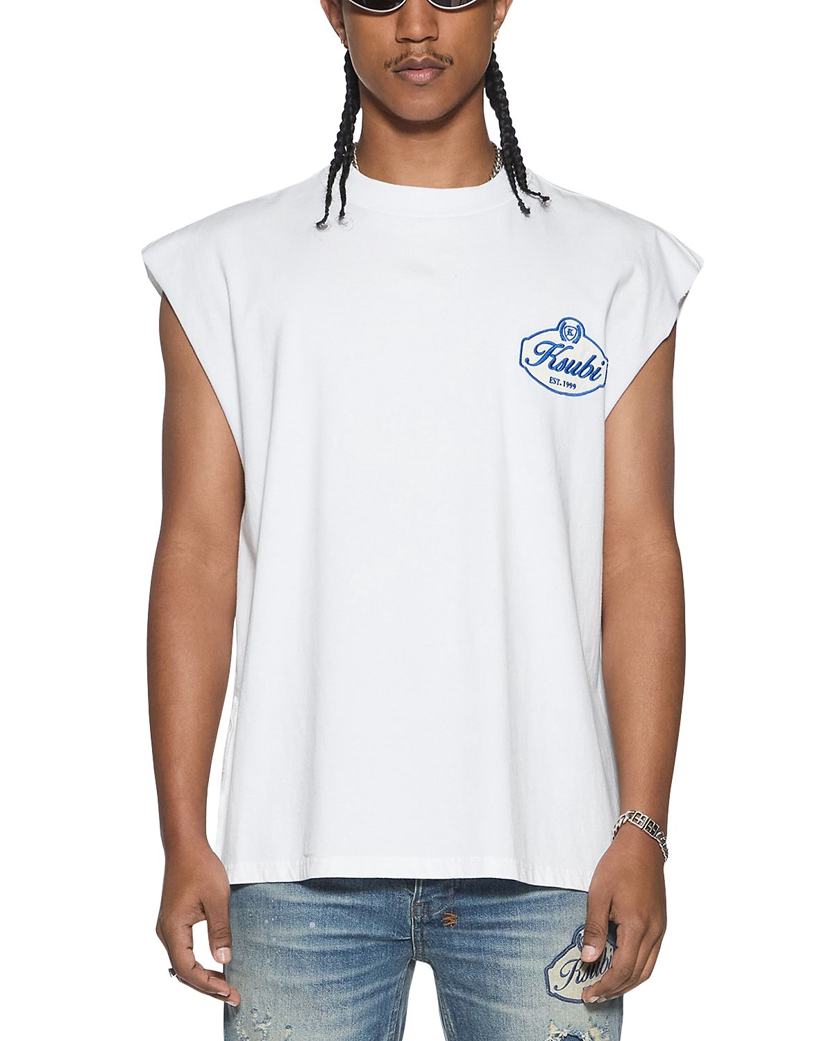 Ksubi Klasse 99 Sleeveless Logo T-Shirt