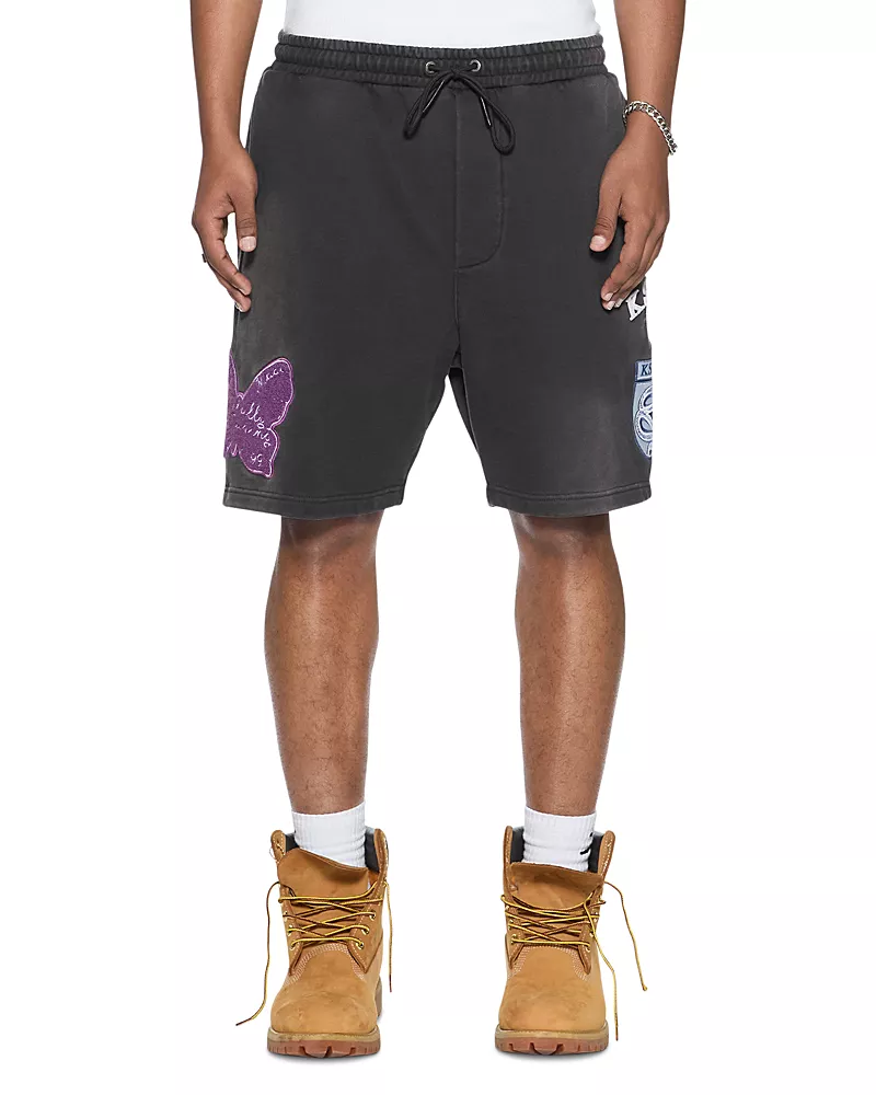 Ksubi Genesis Trak 32.3 Charcoal Fade Shorts