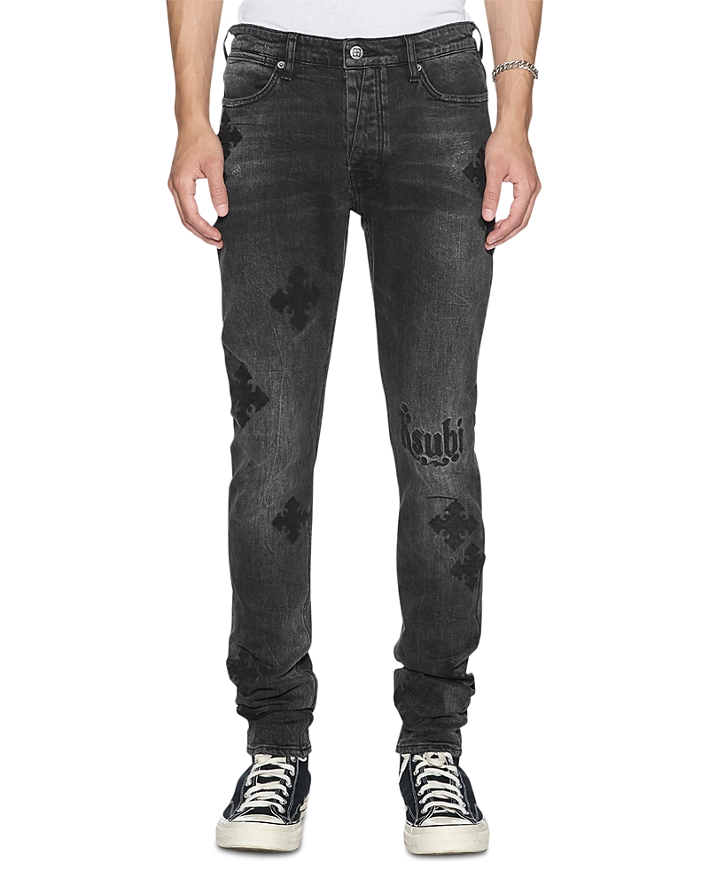 Ksubi Van Winkle Blakk Metal Skinny Fit Jeans