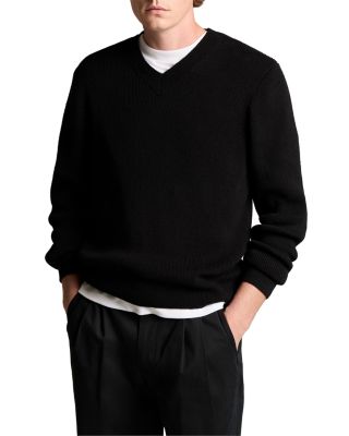 Vince Spring Rib V-Neck Sweater