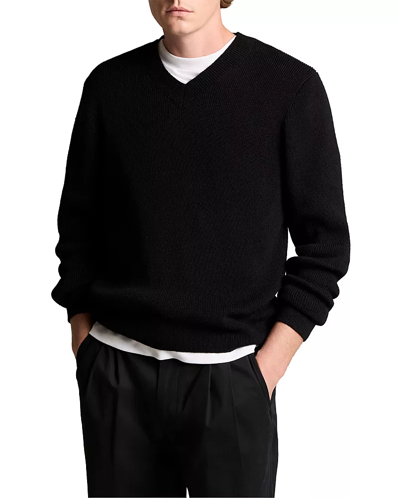 Vince Spring Rib V-Neck Sweater