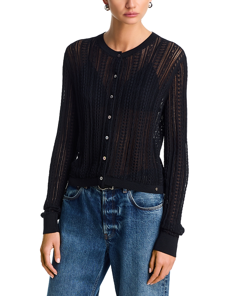 Anine Bing Moni Crop Cardigan