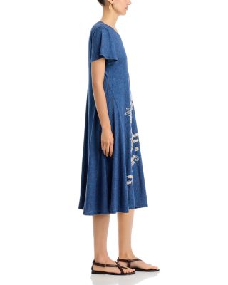 Johnny Was Elowen Embroidered Denim Dress - Elowen Denim