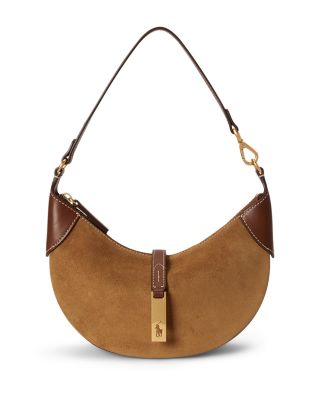 Polo ID Suede Shoulder Bag