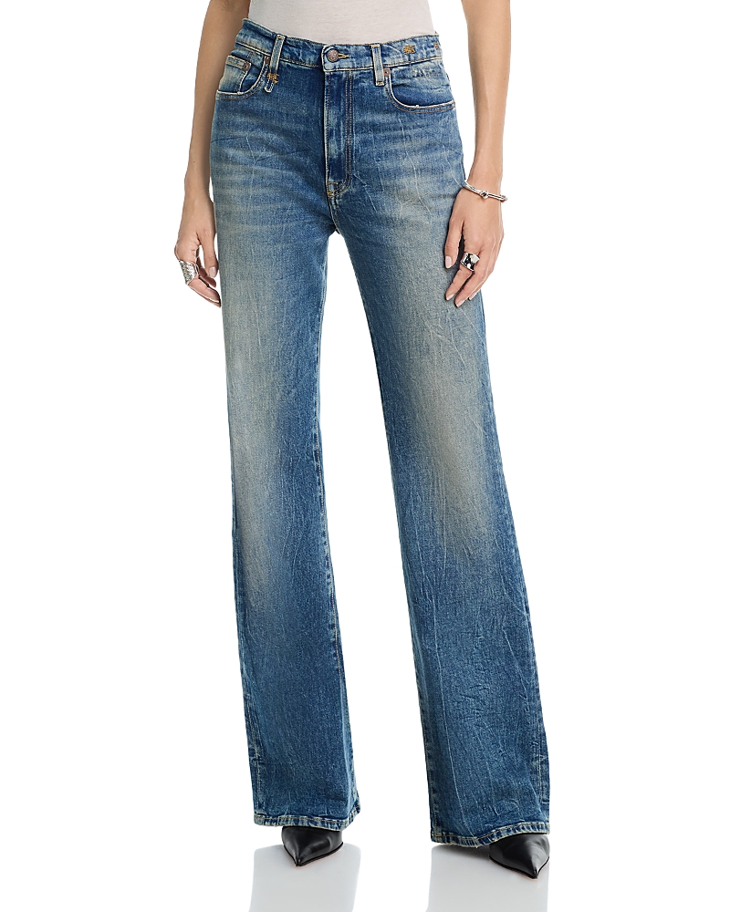R13 Jane Jeans in Kelly Blue Stretch