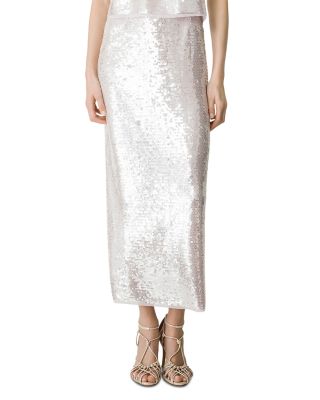 Liquid Sequins Pencil Skirt