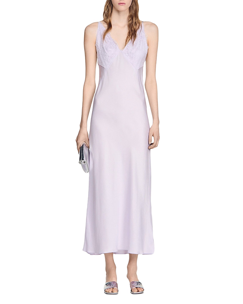 Sandro Lace Maxi Dress