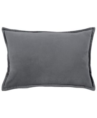 Cotton Velvet Decorative Pillow, 13"L x 19"W