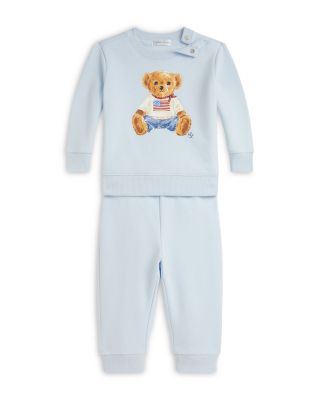 Boys' Polo Bear Fleece Sweatshirt & Pants Set - Baby