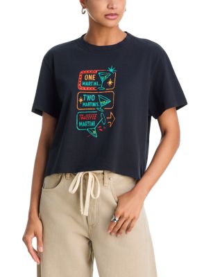 Martini Graphic Boyfriend Tee