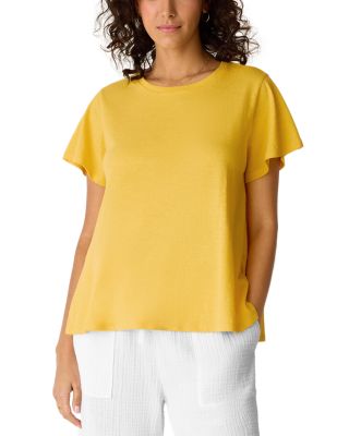 Crewneck Cap Sleeve Tee