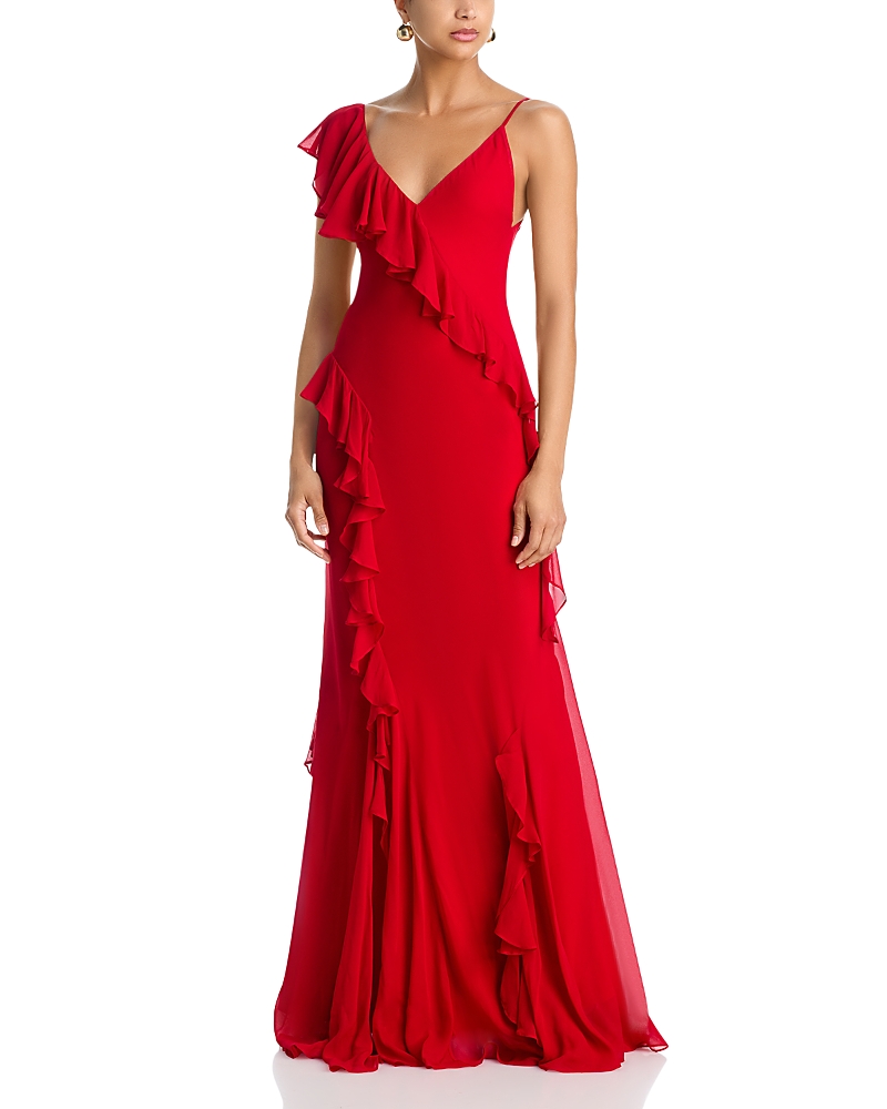 De La Vali Mayara Ruffle Maxi Dress