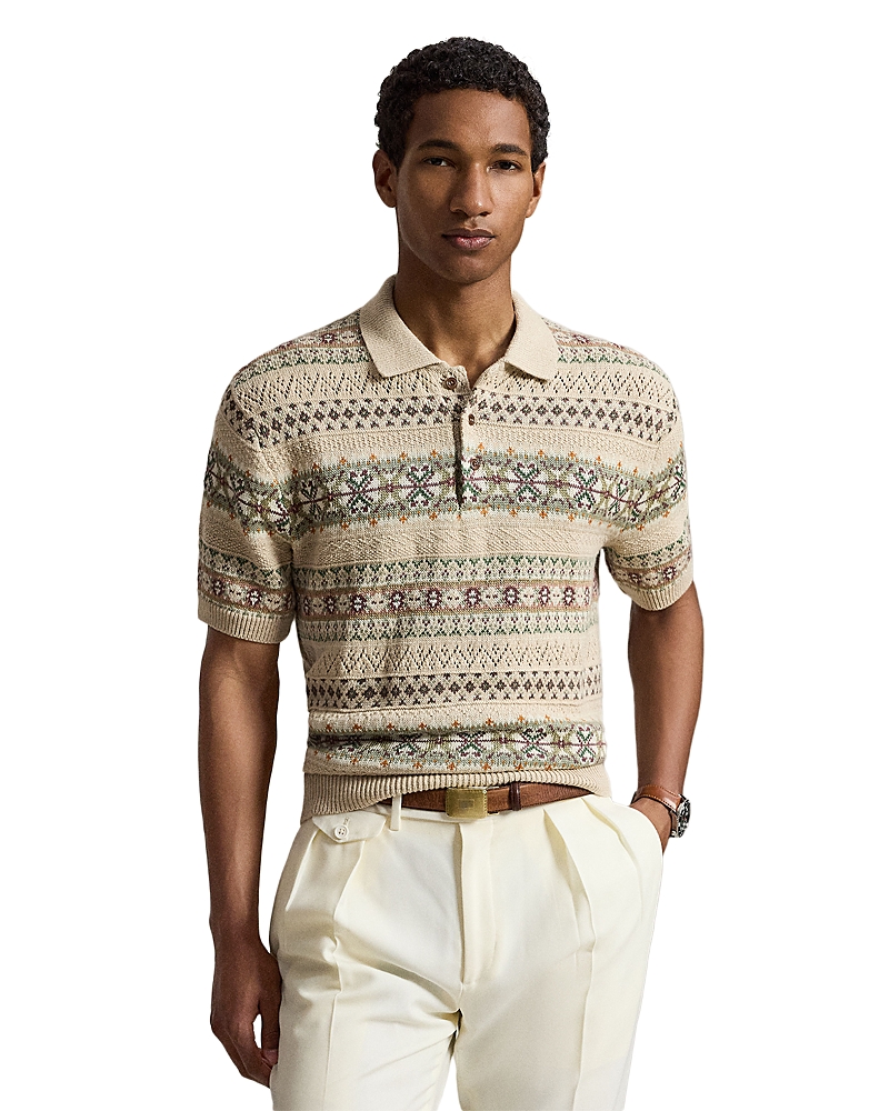 Polo Ralph Lauren Fair Isle Sweater Polo Shirt