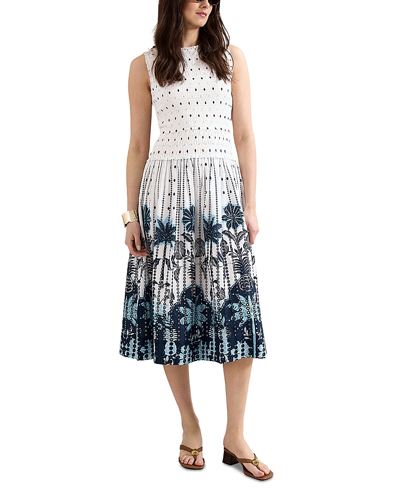 Phase Eight Chiara White Floral Dress