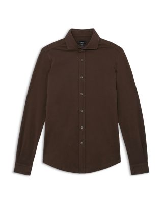 brown fitted dress shirt Flared lace-up chaps – BENGI JEANS CO main image 0