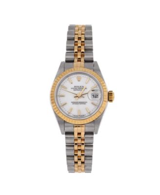  Oyster Perpetual Datejust Automatic Watch in Stainless Steel and Gold 26mm