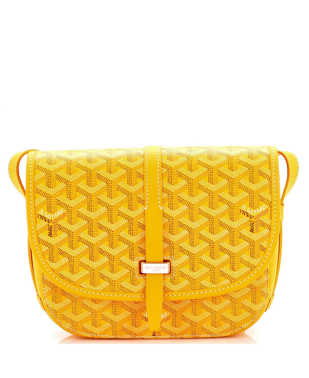 Pre-Owned Goyard Pm Belvedere Ii Messenger Bag Coated Canvas