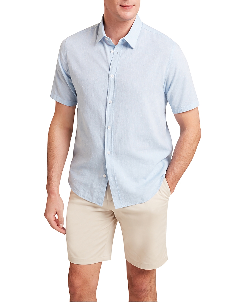 Ted Baker Wryte Linen & Cotton Short Sleeve Shirt