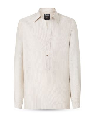 Striped Silk Shirt
