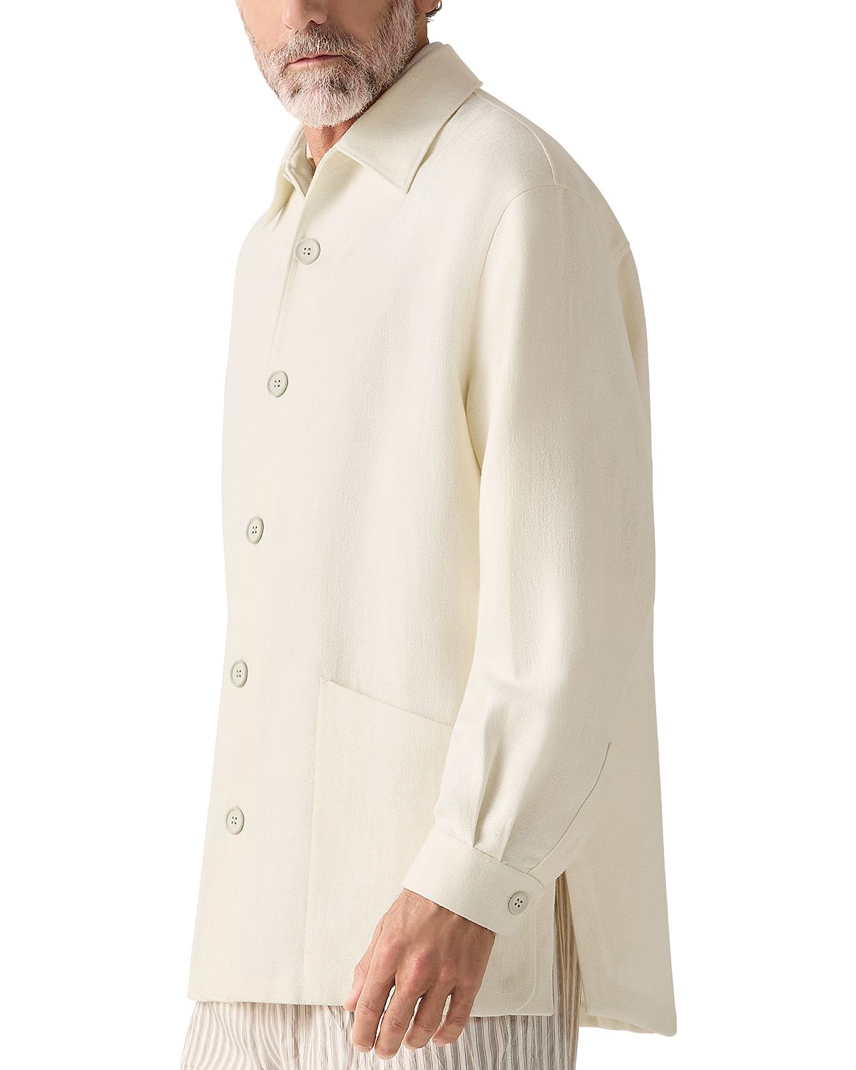 Zegna Wool and Linen Overshirt