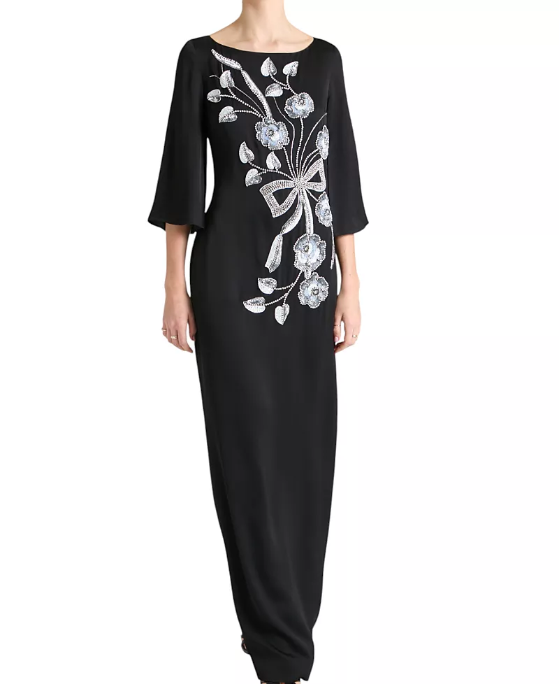 Temperley London Women's Lana Sleeved Gown