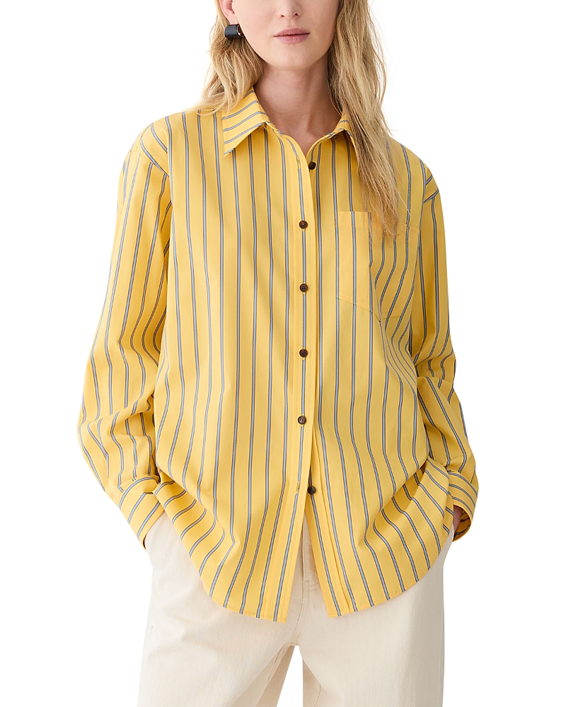 Lafayette 148 New York Oversized Boyfriend Shirt