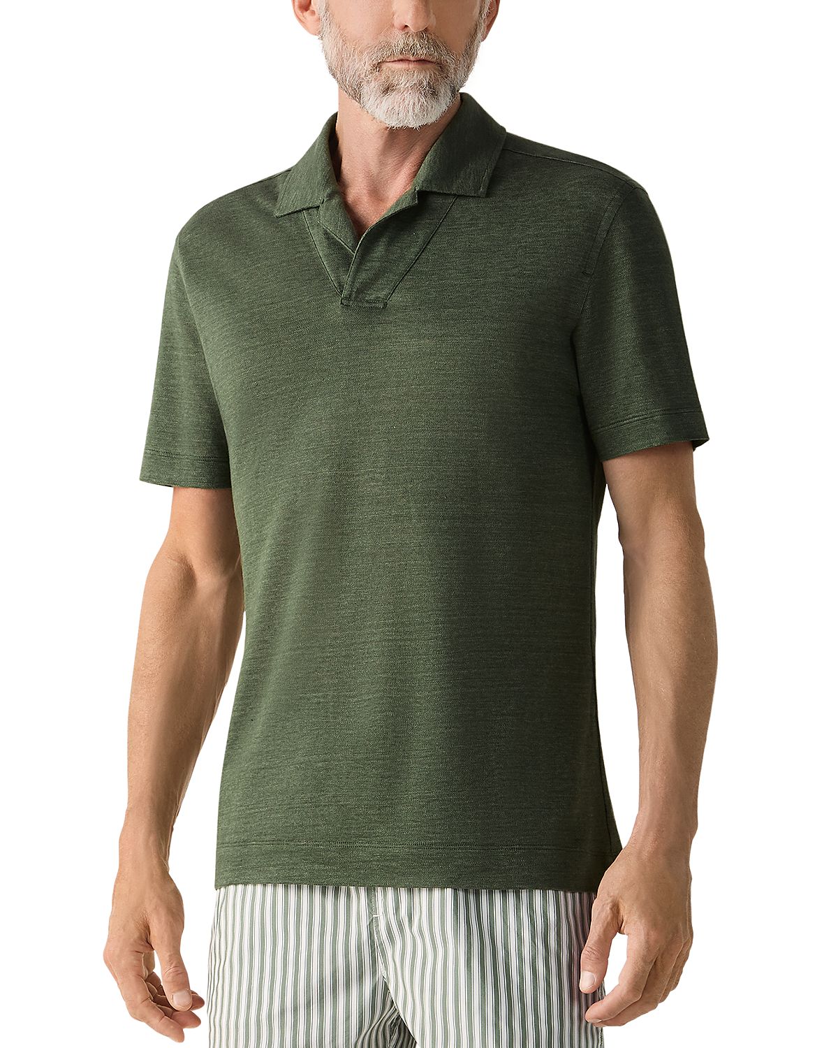Zegna Oasi Lino Polo Shirt
