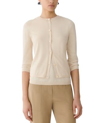 Cropped Button Front Cardigan