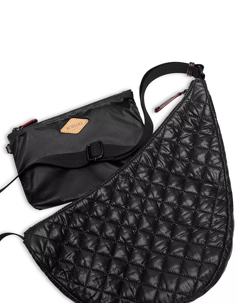 Mz Wallace Metro Quilted Smile Bag