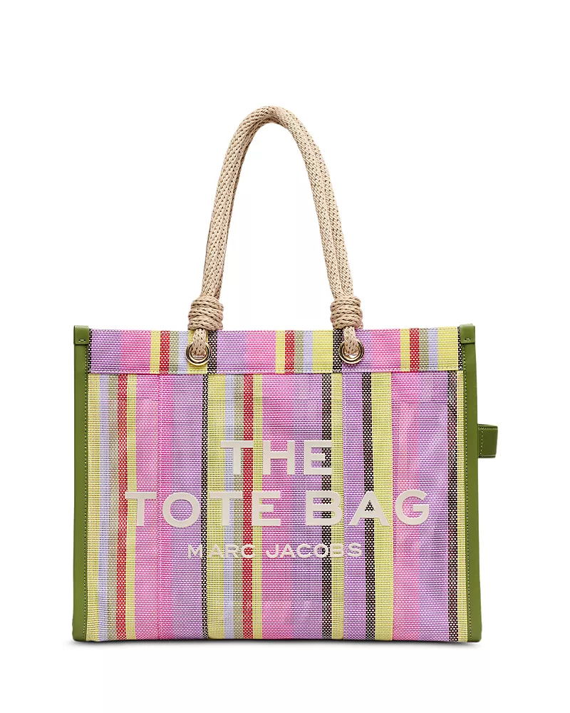 Marc Jacobs The Large Stripe Mesh Tote Bag