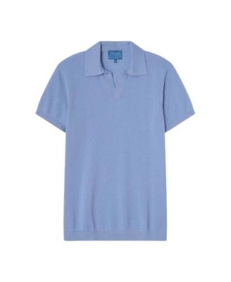 Randall Cotton Cashmere Johnny Collar Sweater