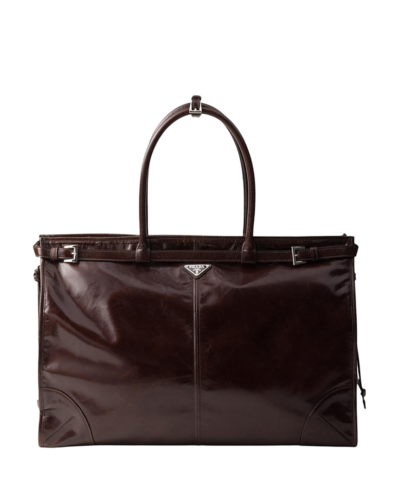 Prada Bonnie Leather Tote Bag · OS