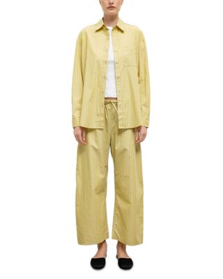 Leset Yoshi Stripe Crop Drawstring Pants