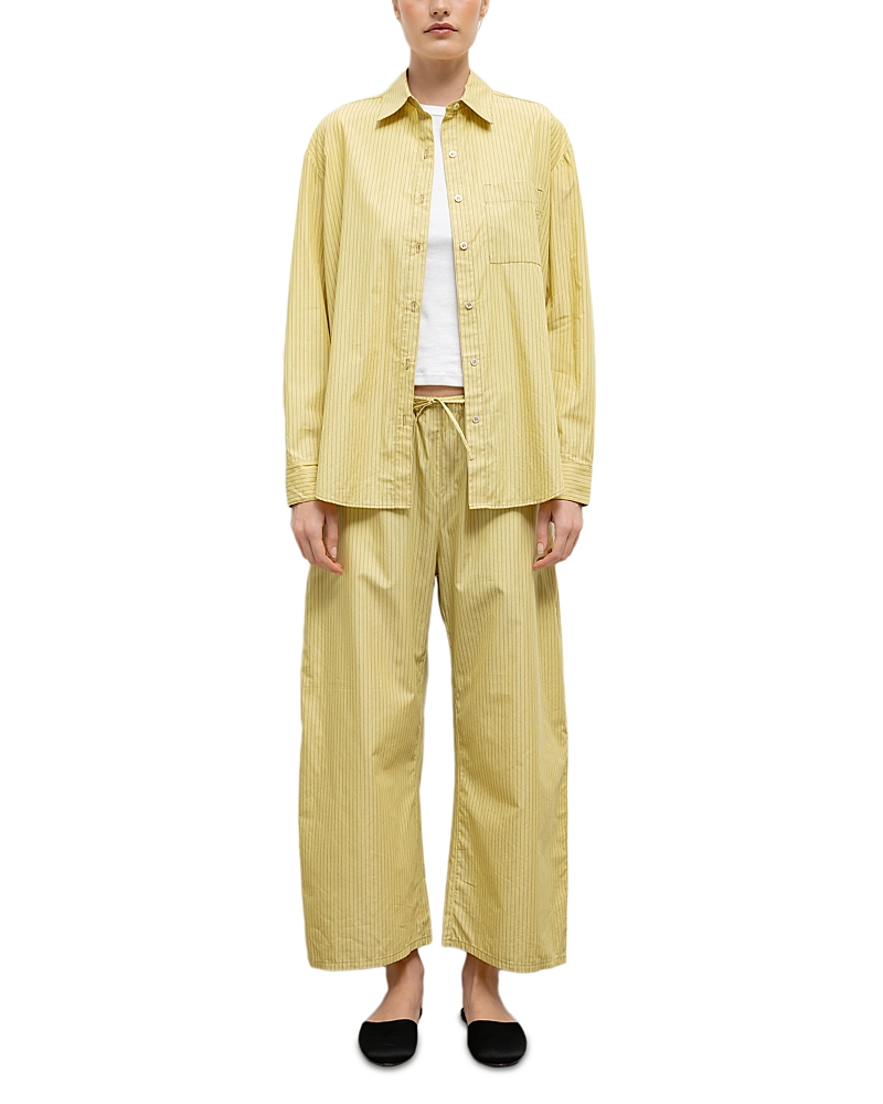 Leset Yoshi Stripe Crop Drawstring Pants