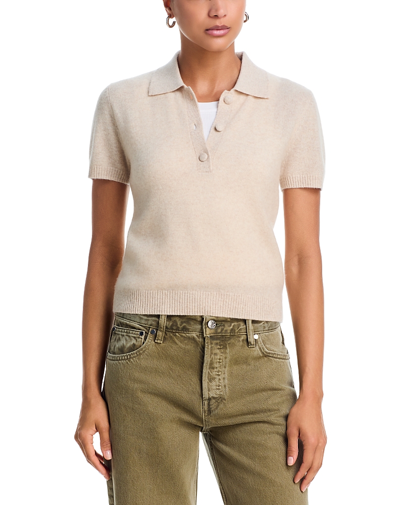 Aqua 100% Cashmere Polo Sweater - Exclusive