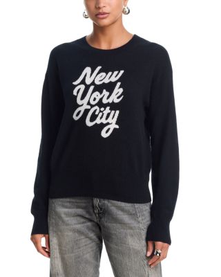 100% Cashmere NYC Crewneck Sweatshirt - Exclusive