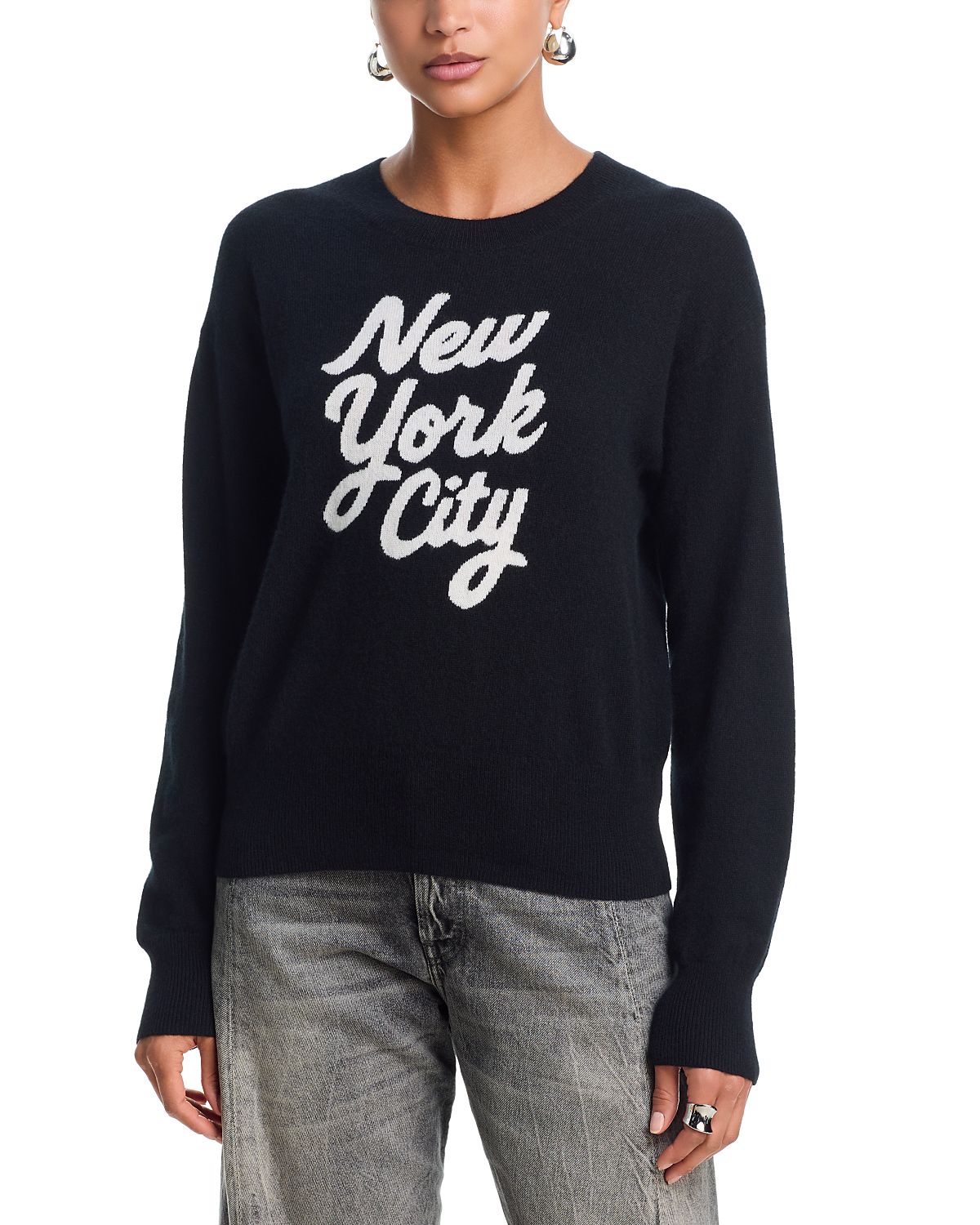 Aqua Cashmere Nyc Crewneck Sweatshirt - Exclusive