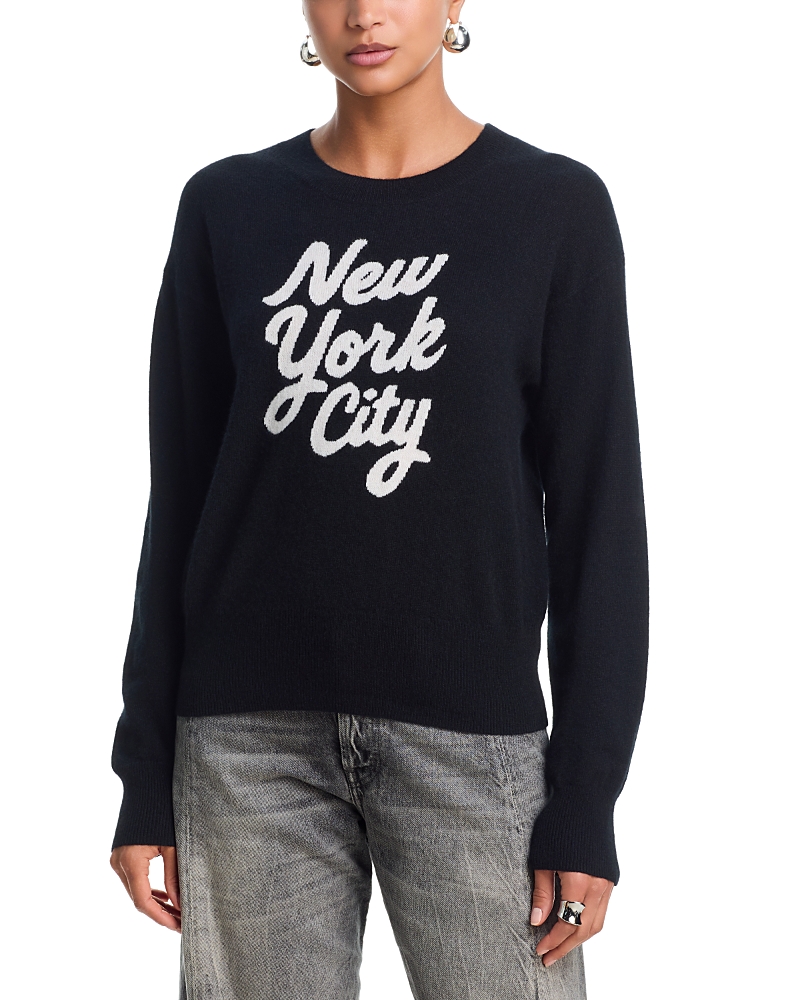 Aqua Cashmere Nyc Crewneck Sweatshirt - Exclusive