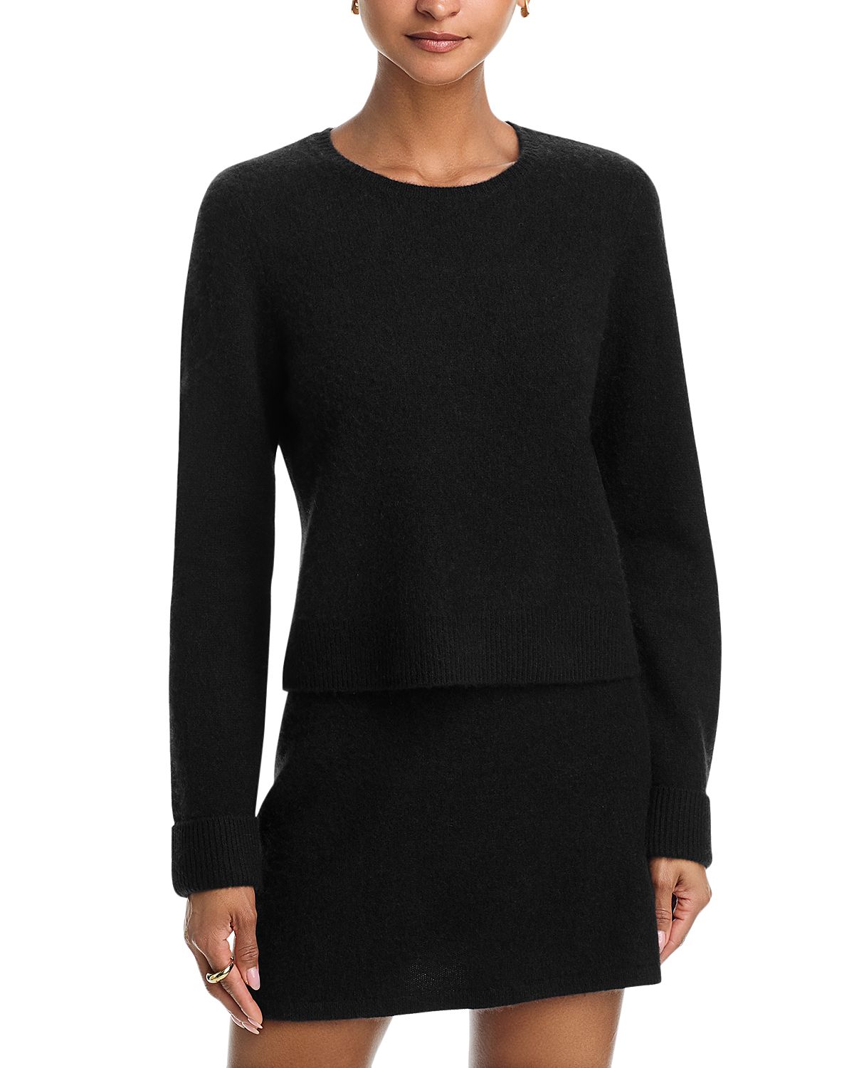 Aqua Cashmere 100% Cashmere Crewneck Sweater - Exclusive