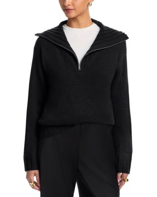 100% Cashmere Half Zip Sweater - Exclusive