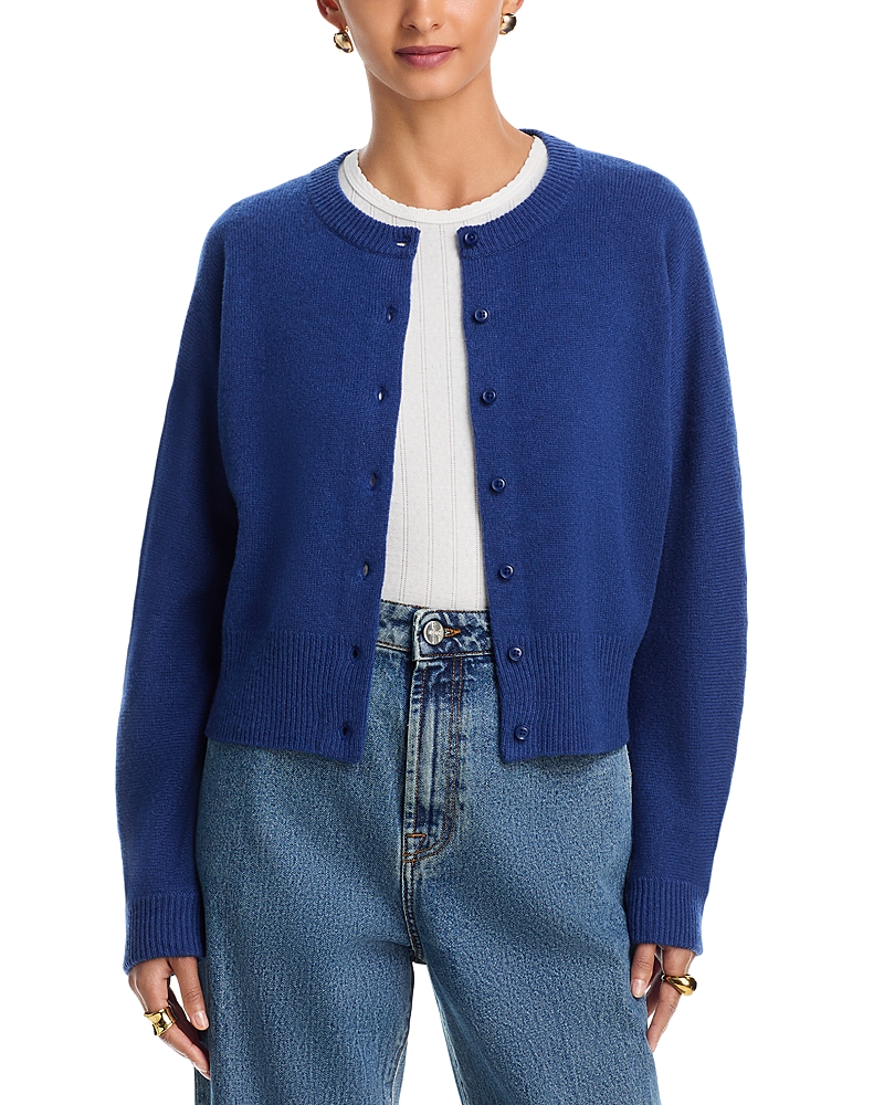 Aqua Cashmere Dolman Sleeve Cardigan - Exclusive In Blue