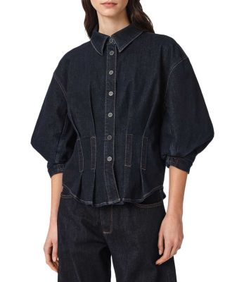 Nancy Denim Shirt in Rinse Wash