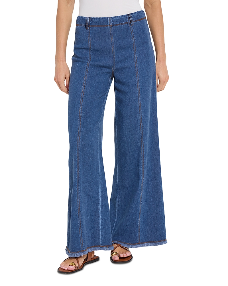 Lysse Irabella Wide Leg Jeans in Mid Wash