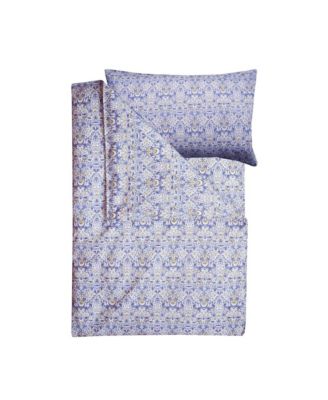 Coco & Wolf Liberty Fabric Lodden China Blue Duvet Set