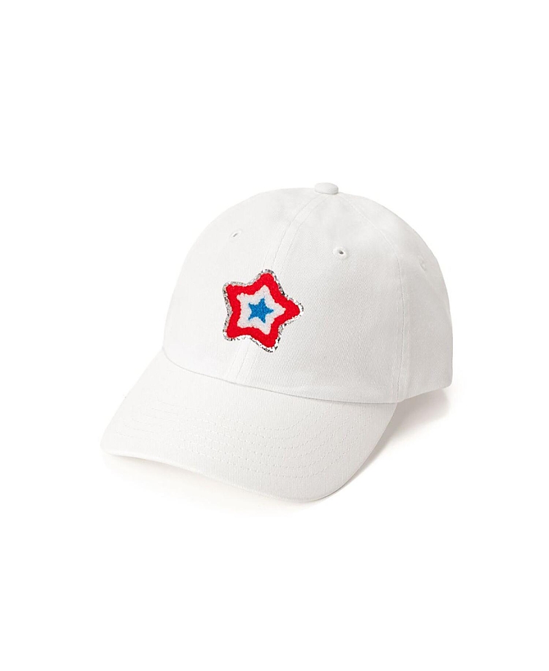 Sweet Wink Girls' Patriotic Star Patch Baseball Hat